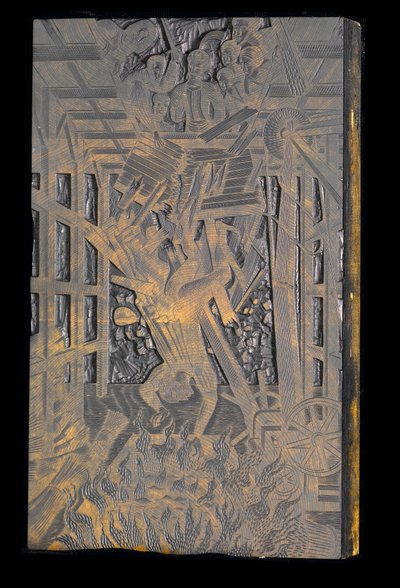 De beroemde tragedie van de rijke Jood van Malta, 1933 door Eric Ravilious